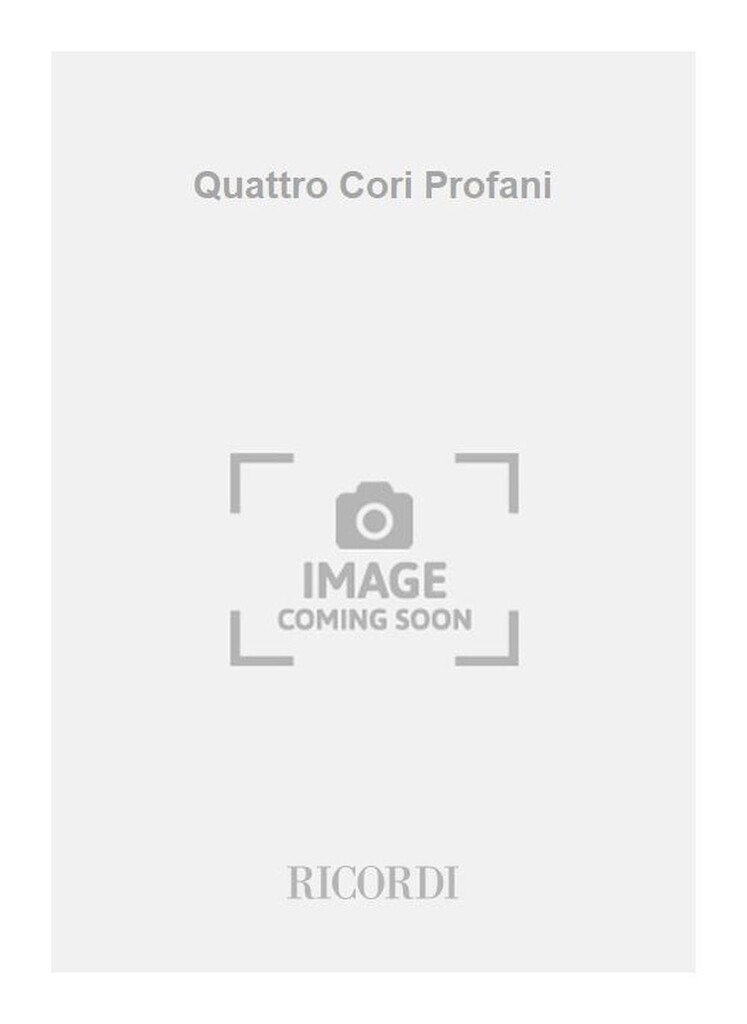 Quattro Cori Profani